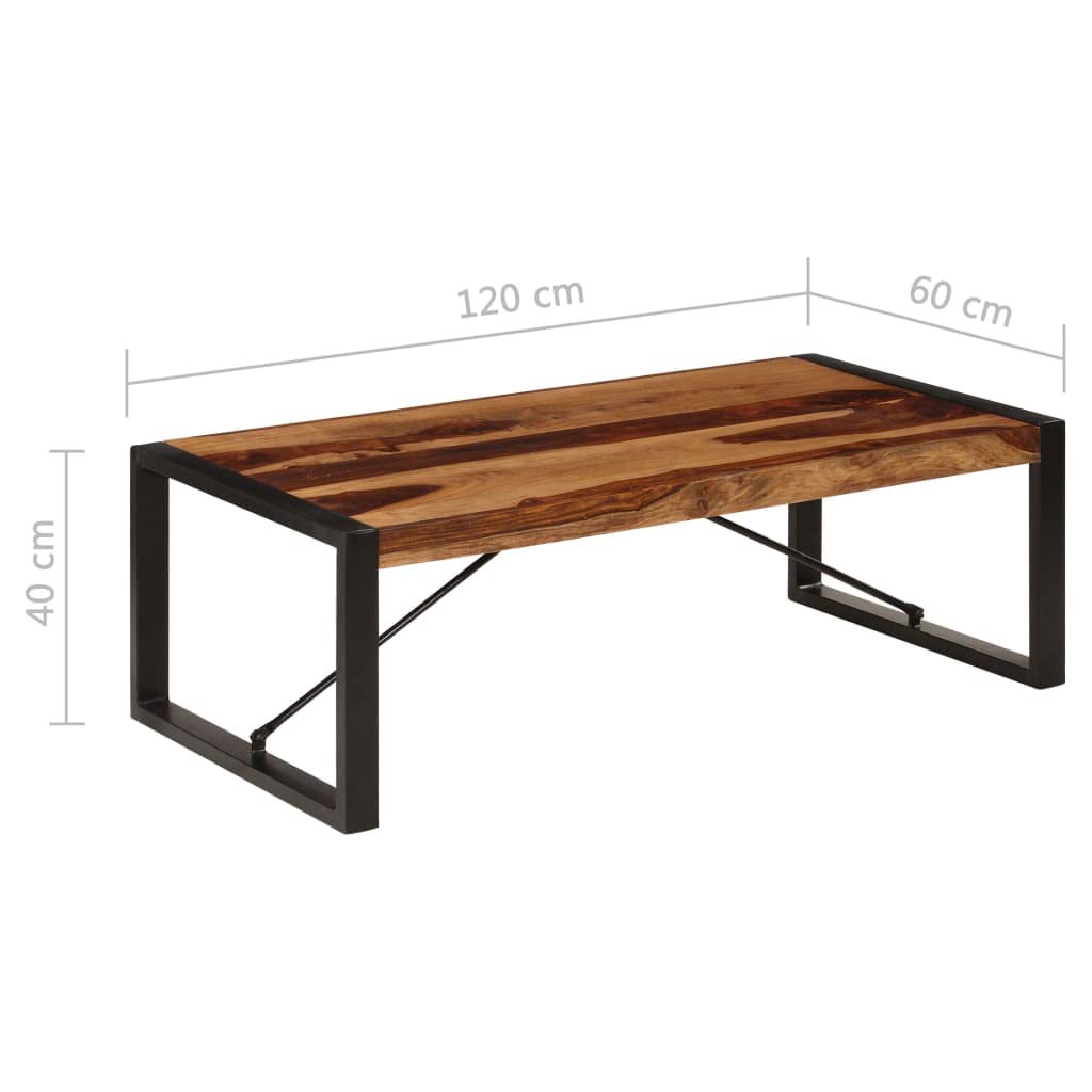 Solid Sheesham Wood Coffee Table Z9273