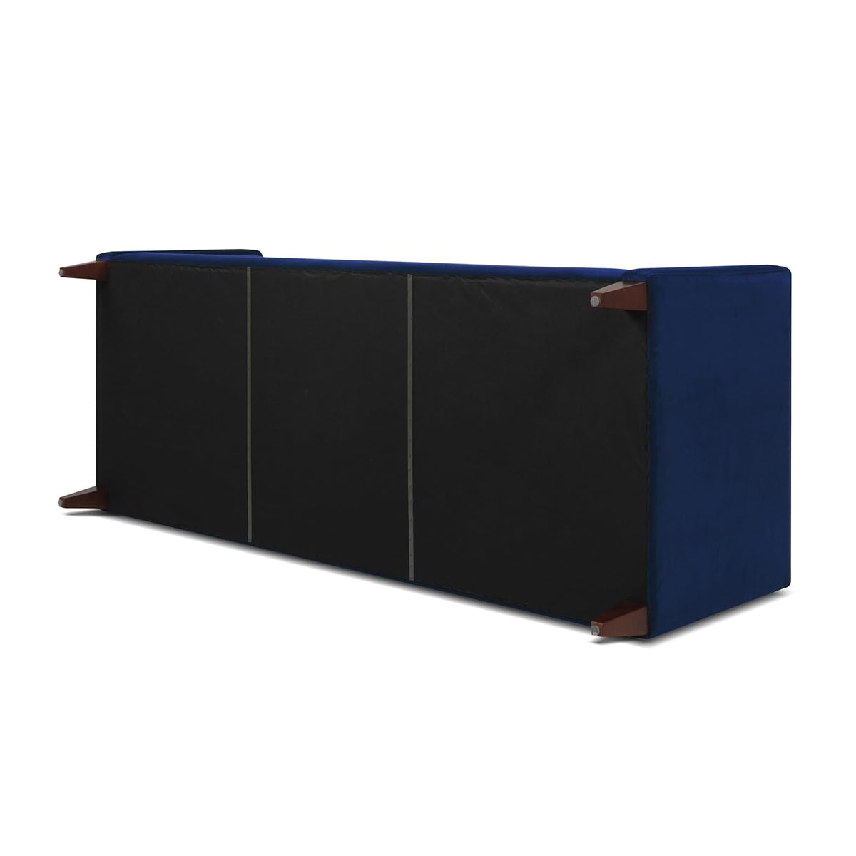 84" Navy Blue Velvet Tufted Sofa O6225