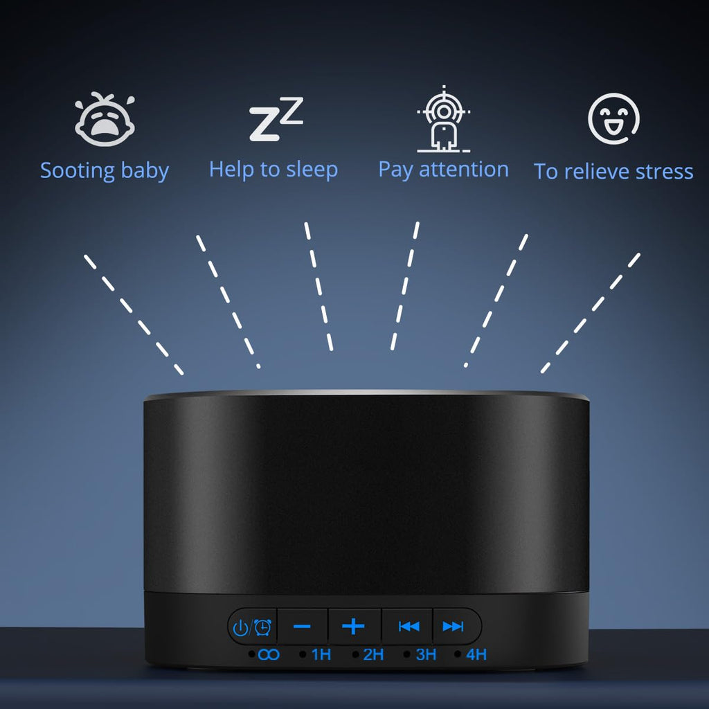 White Noise Machine with 20 Non Looping Sounds H3516