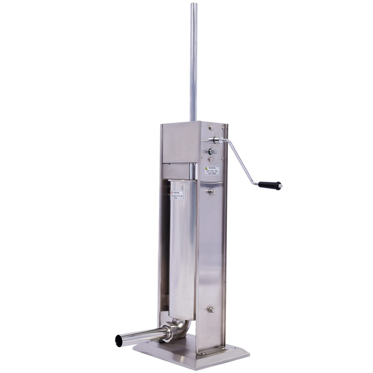 Stainless Steel 15 lb Dual-Speed Sausage Stuffer with 4 Nozzles G925