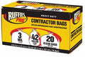 Clear 42-Gal. Contractor Bags 20-Pk. Y3534