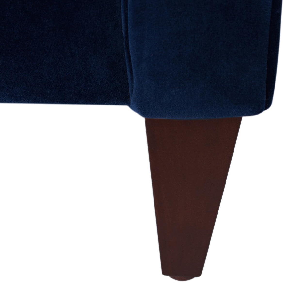 84" Navy Blue Velvet Tufted Sofa O6225