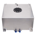 5 Gallon 20L Polished Aluminum Fuel Cell Tank with Cap and Level Sender I6342