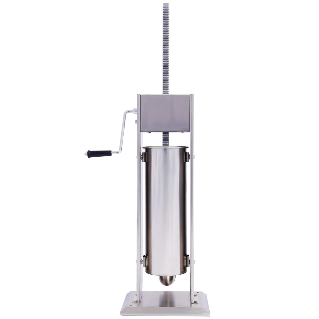 Stainless Steel 15 lb Dual-Speed Sausage Stuffer with 4 Nozzles G925