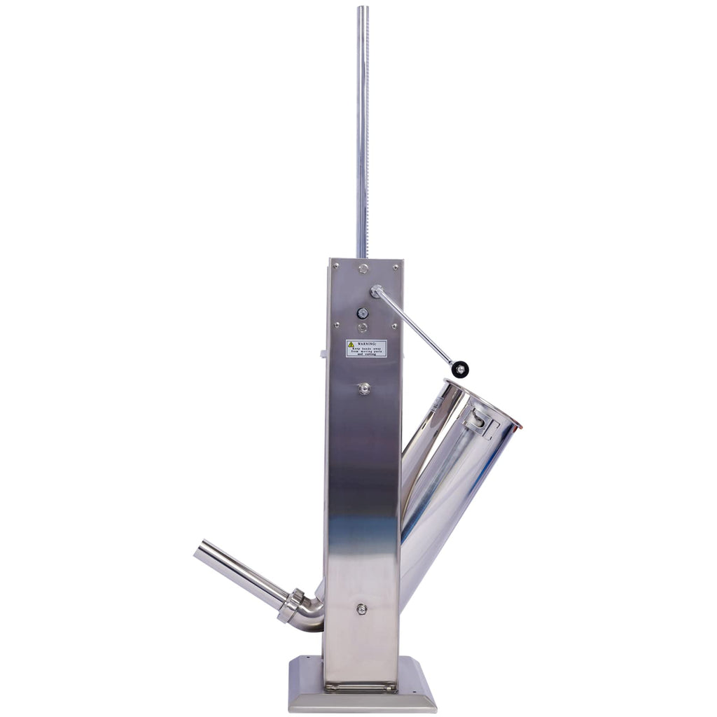 Stainless Steel 15 lb Dual-Speed Sausage Stuffer with 4 Nozzles G925