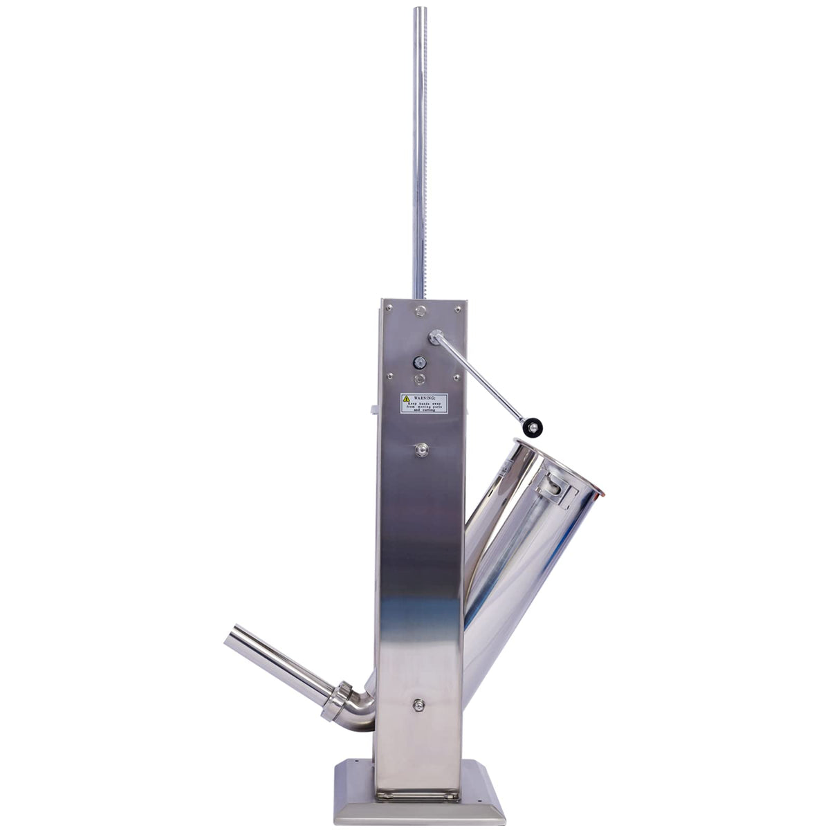 Stainless Steel 15 lb Dual-Speed Sausage Stuffer with 4 Nozzles G925