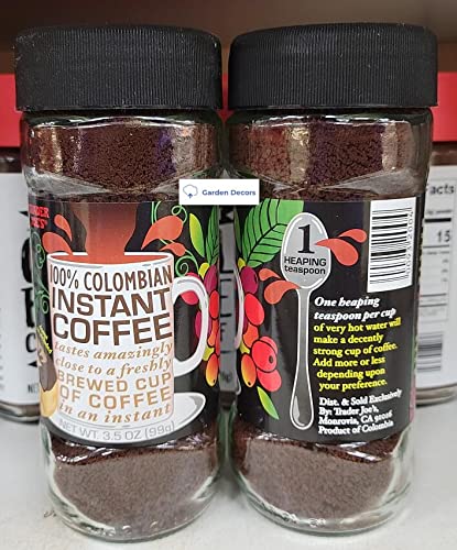 100% Colombian Instant Coffee 3.5oz (Two Bottles) Q642021