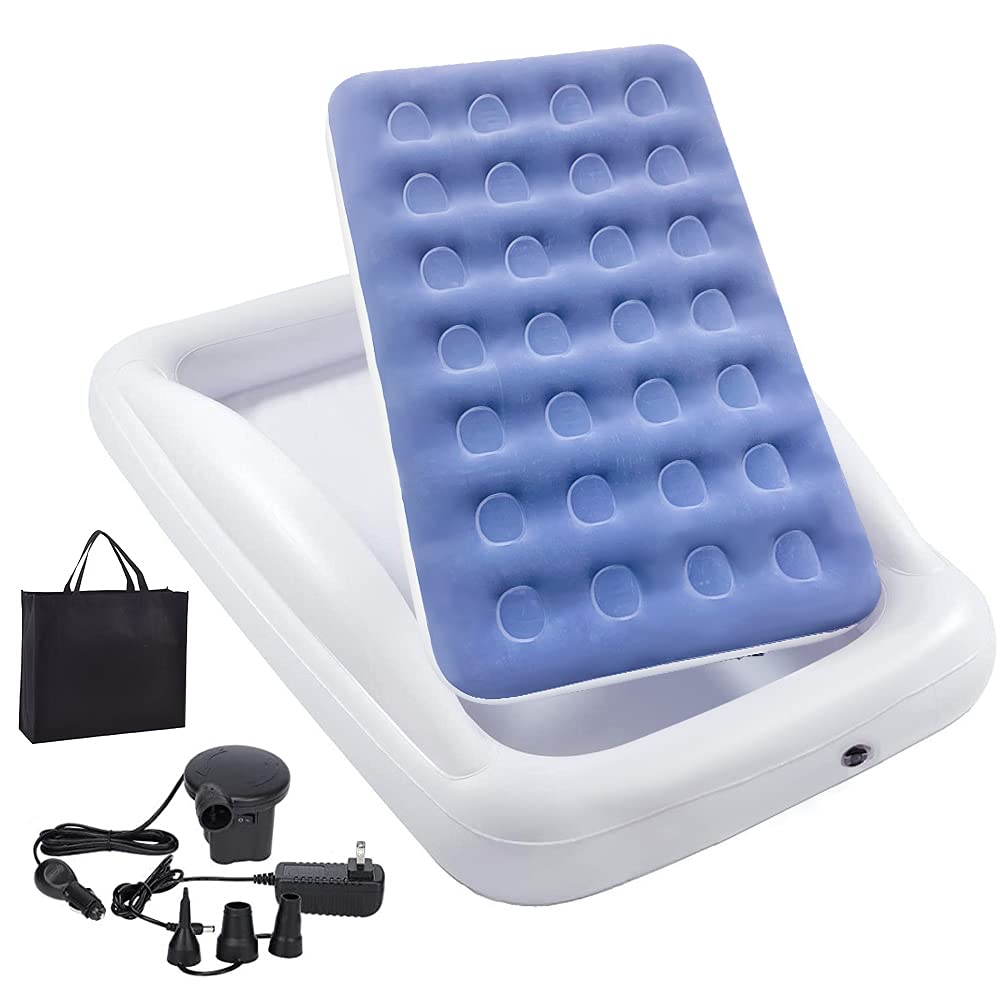Inflatable Kids Travel Bed Toddler Air Mattress Set Y3712