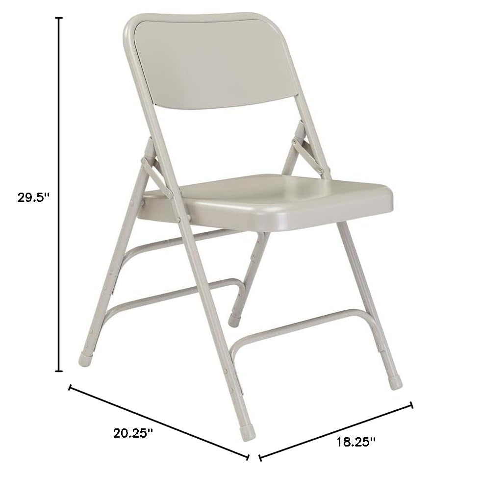 Grey All-Steel Chair 4 Pack T11525