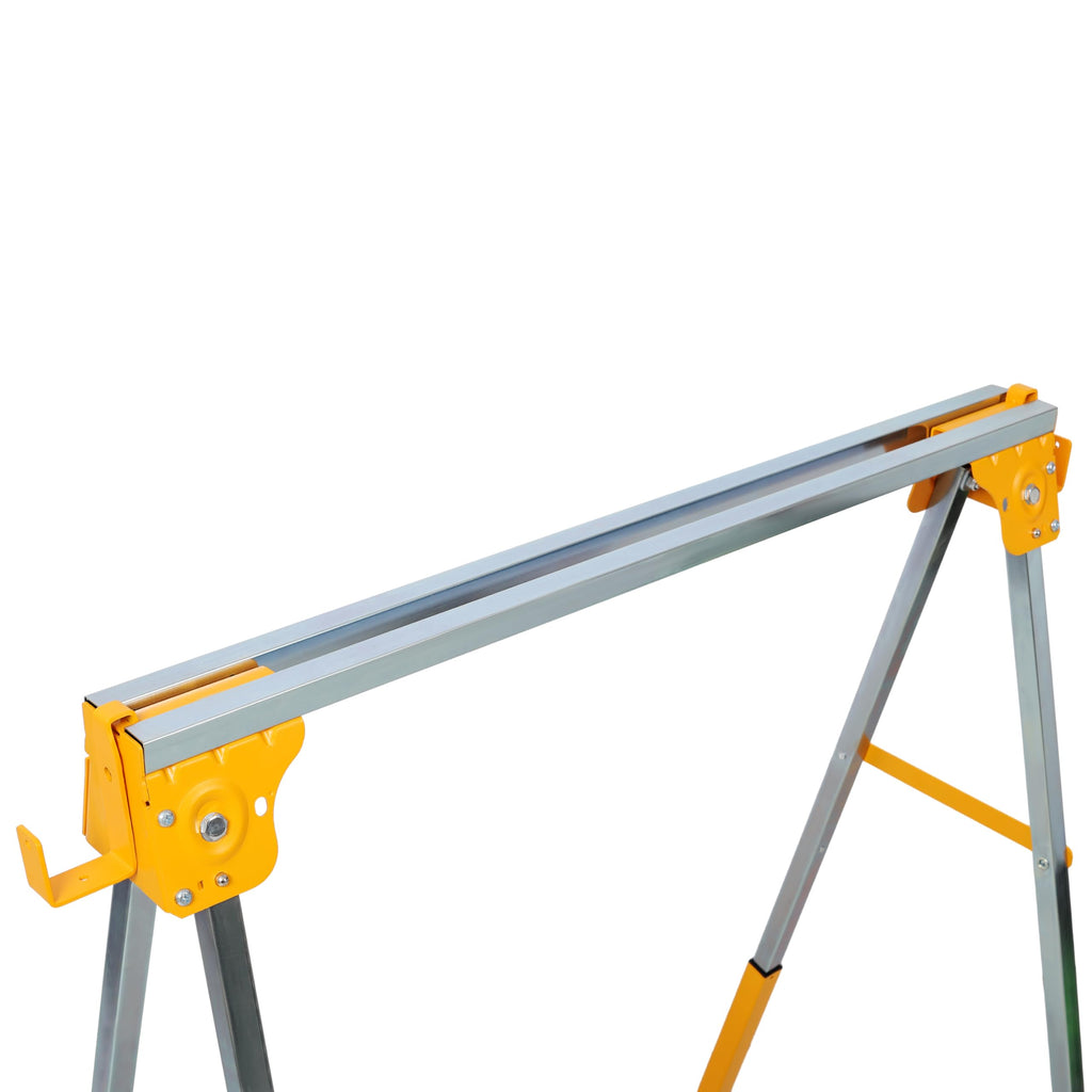 2 Pack Adjustable Height Steel Sawhorse Q96714