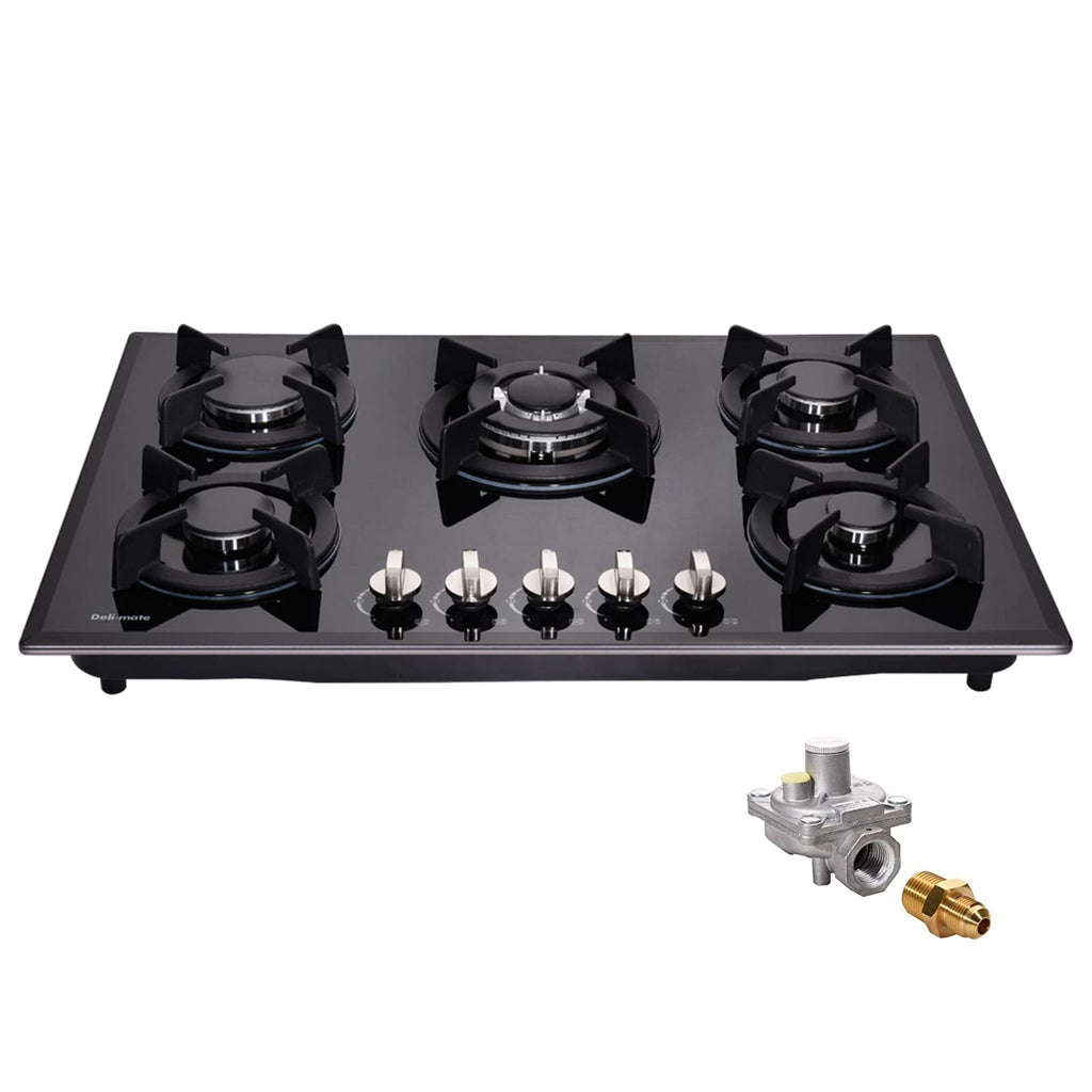 30 Inch 5 Burner Dual Fuel Gas Stovetop W987
