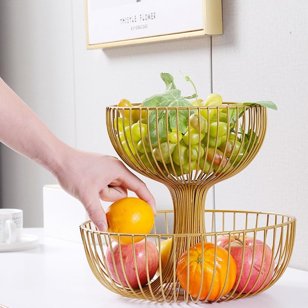 2 Tier Large Capacity Fruit Basket W325