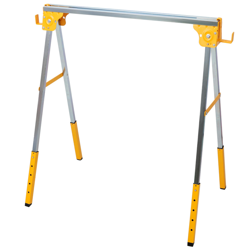2 Pack Adjustable Height Steel Sawhorse Q96714