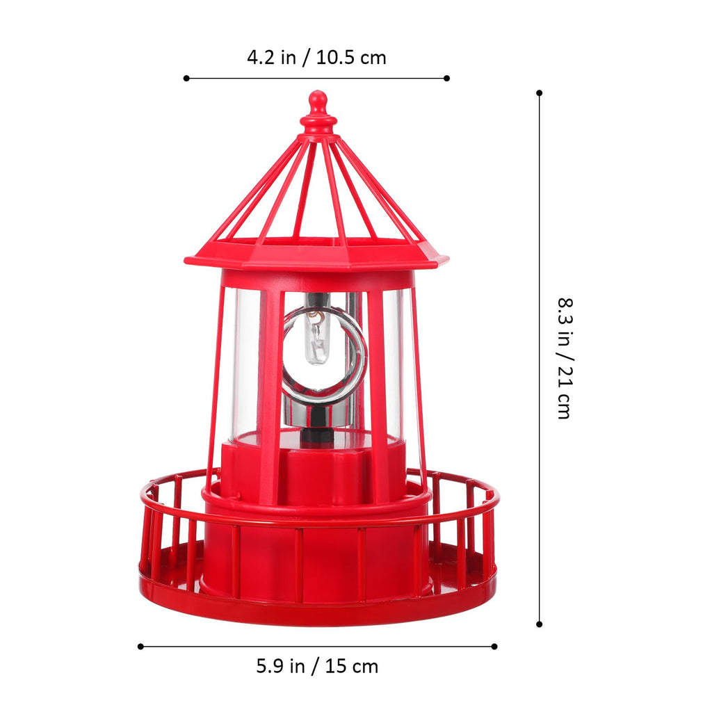 Solar Rotating Lighthouse Garden Light M87542