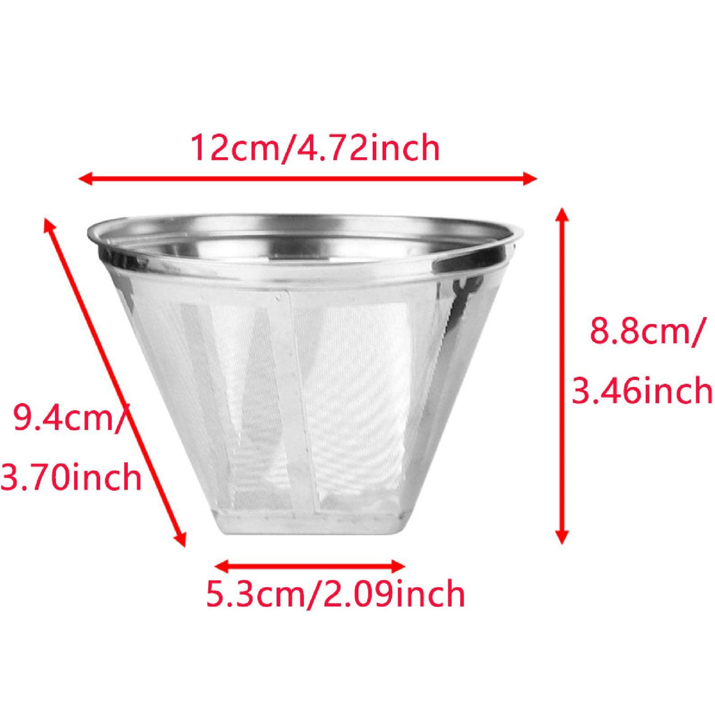 Reusable 4 Cone Stainless Steel Coffee Filter L60371