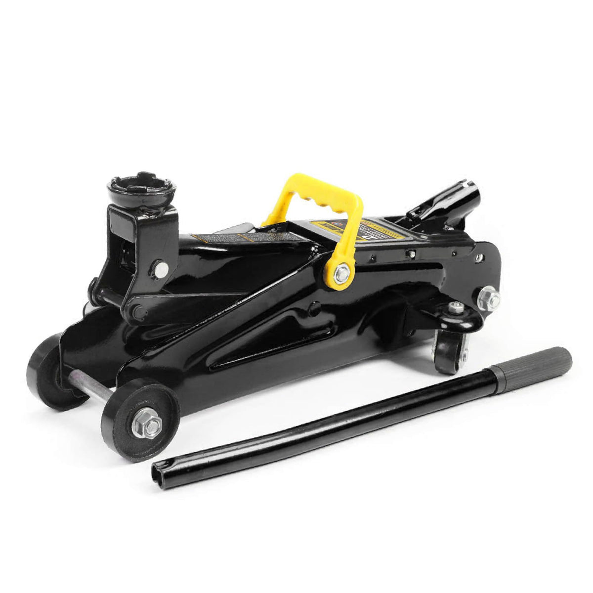 2 Ton Hydraulic Floor Jack, 4000 lbs Low Profile Steel Car Jack, Black Y578