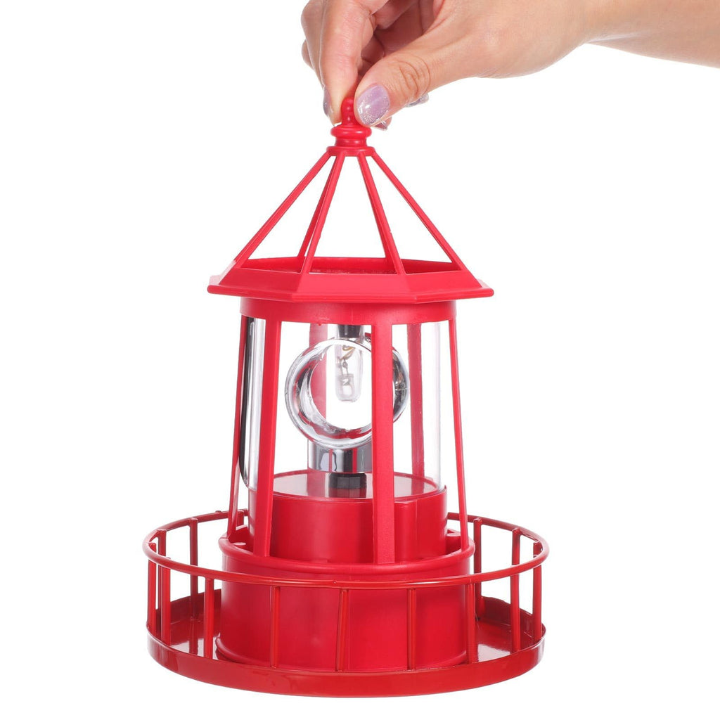 Solar Rotating Lighthouse Garden Light M87542