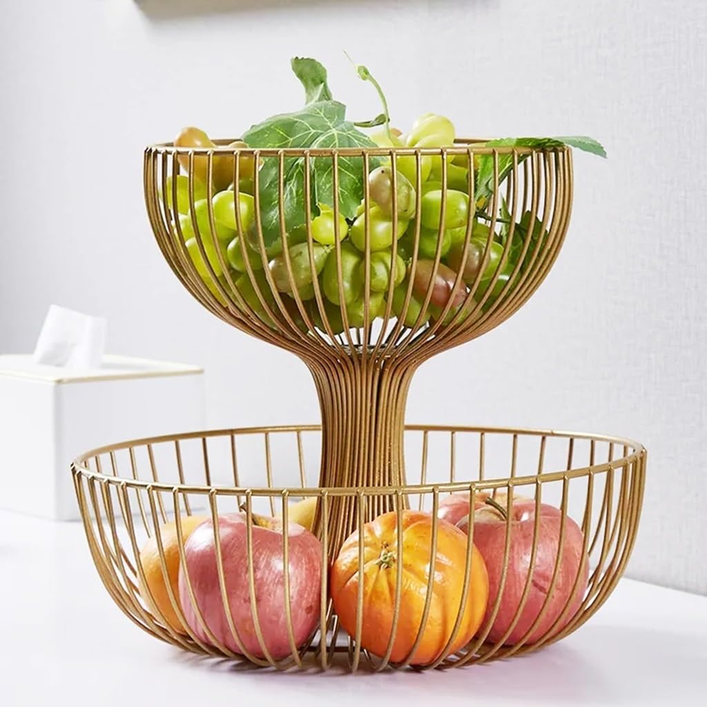 2 Tier Large Capacity Fruit Basket W325