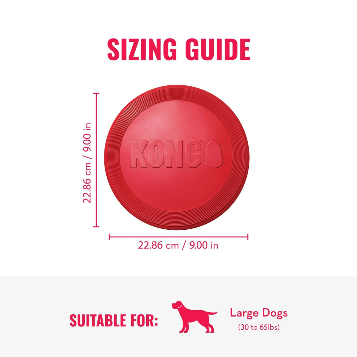 Natural Rubber Flying Disc Fetch Toy A2876