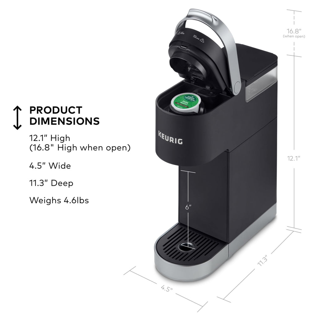 Single Serve K-Cup Pod Coffee Maker, Matte Black T627790