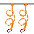 Stretchable Kayak Paddle Leash with Locking Carabiner X1753