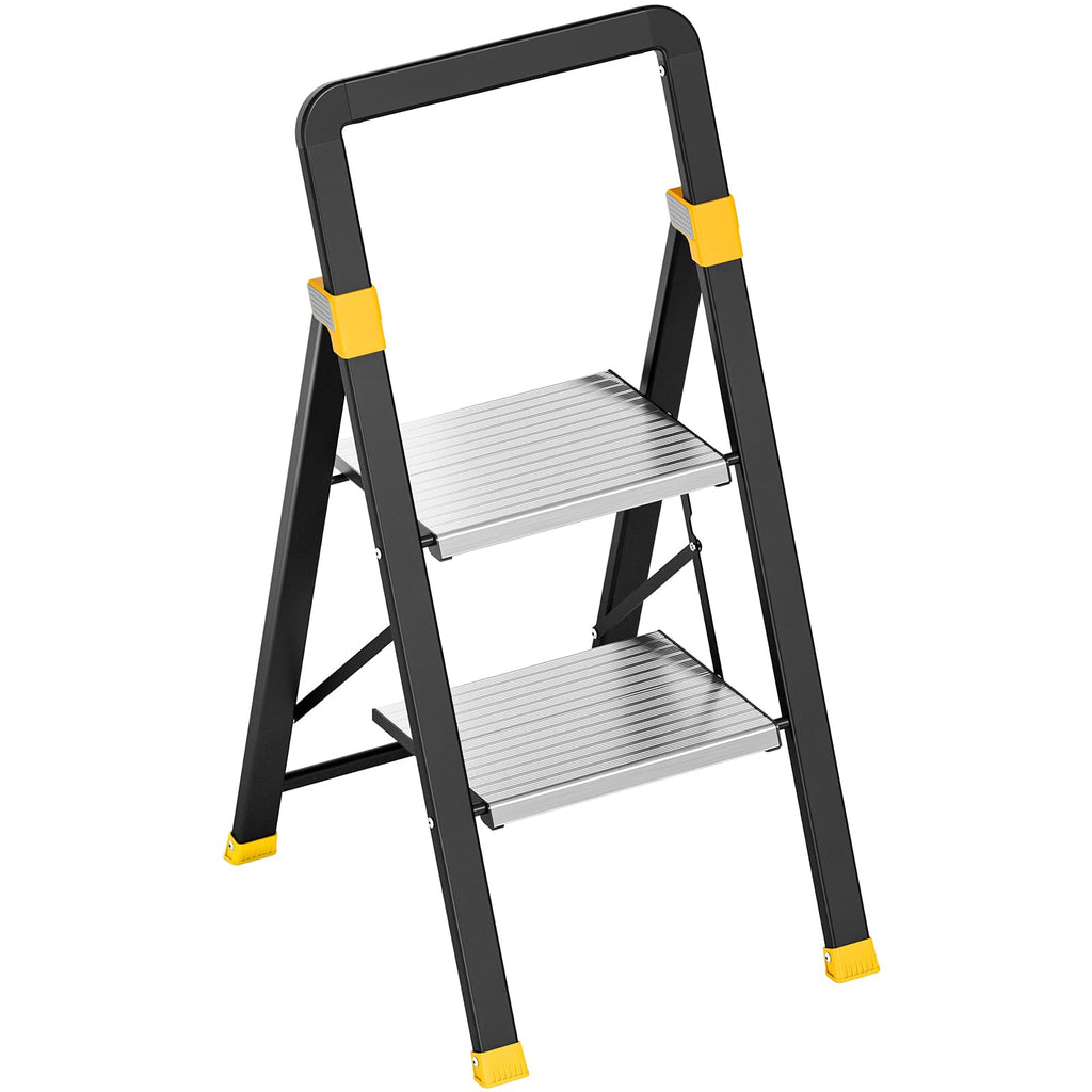 2 Step Ladder Lightweight Aluminum Folding Step Stool B511931
