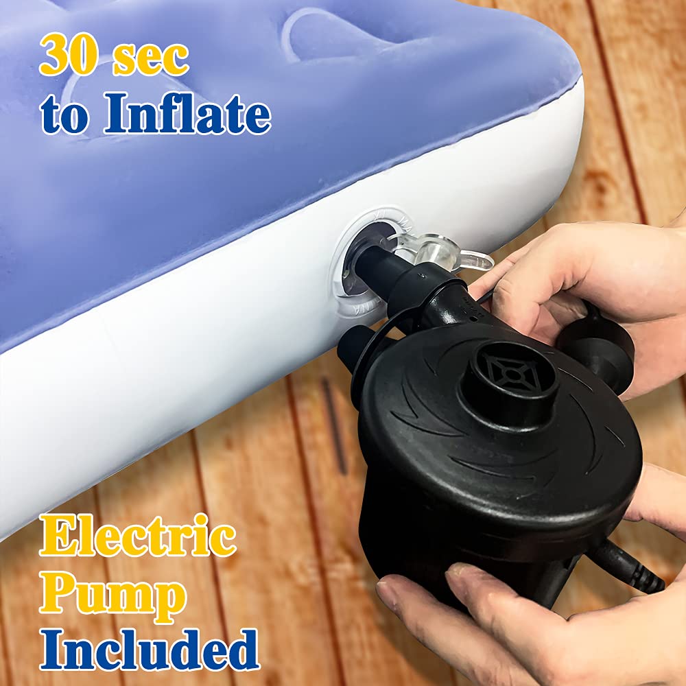 Inflatable Kids Travel Bed Toddler Air Mattress Set Y3712
