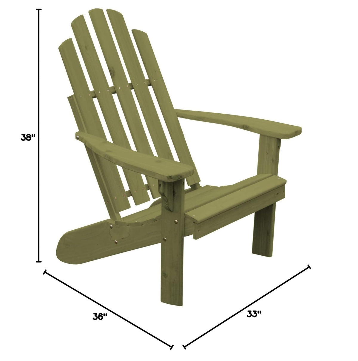 Cedar Adirondack Chair D9516