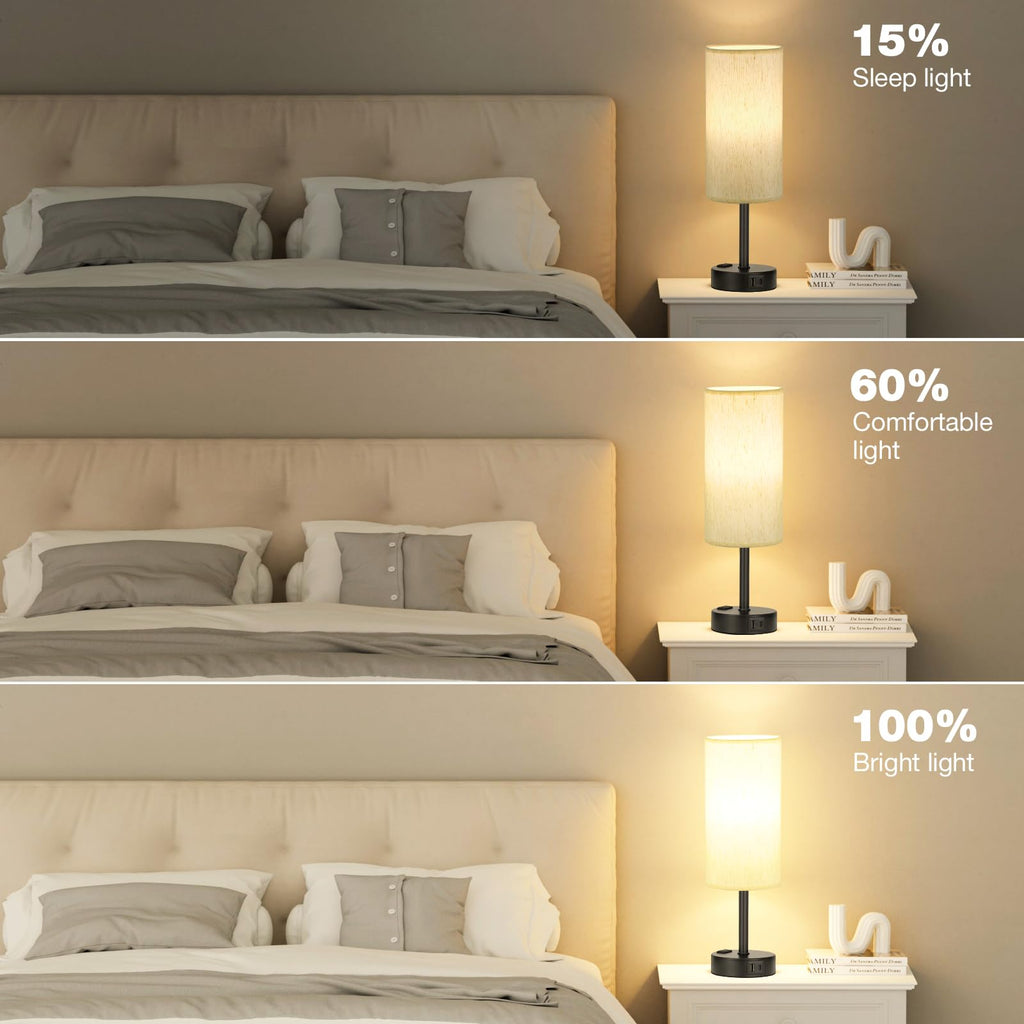 Turquoise Dimmable Touch Bedside Table Lamp N389907