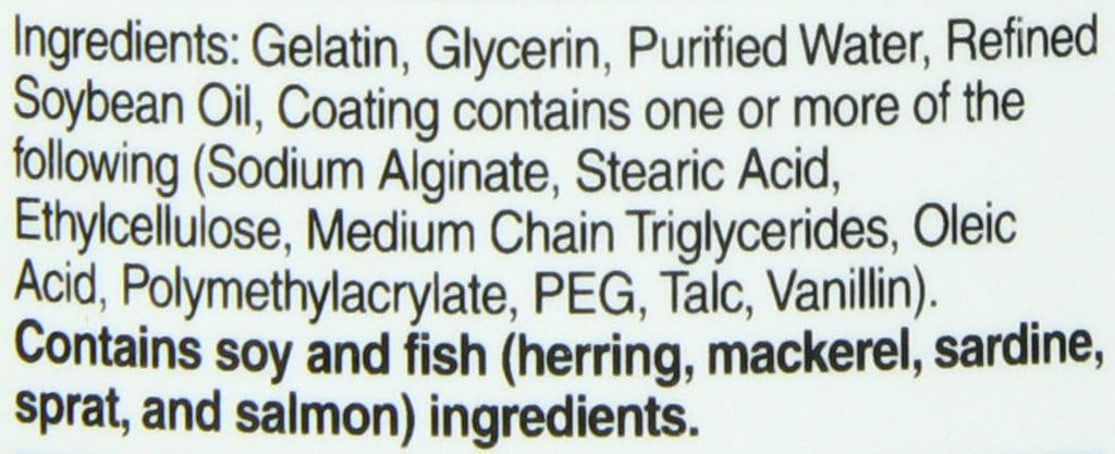 Fish Oil 1000 Mg Enteric Coated Softgels E7032