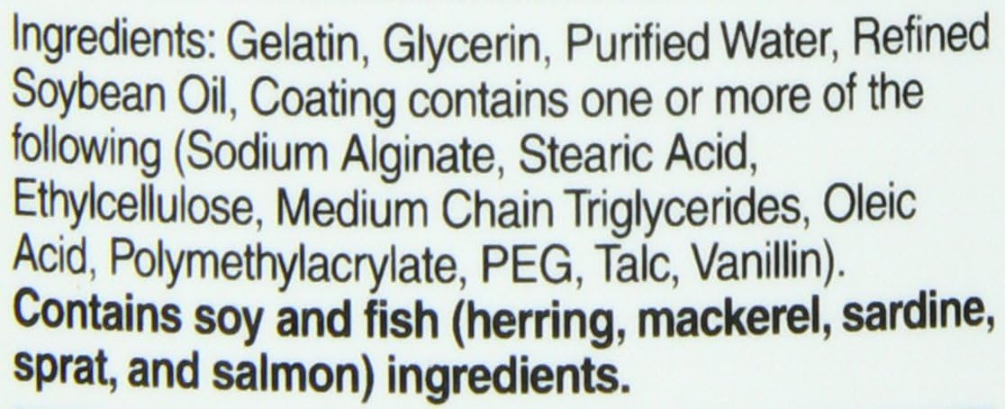 Fish Oil 1000 Mg Enteric Coated Softgels E7032