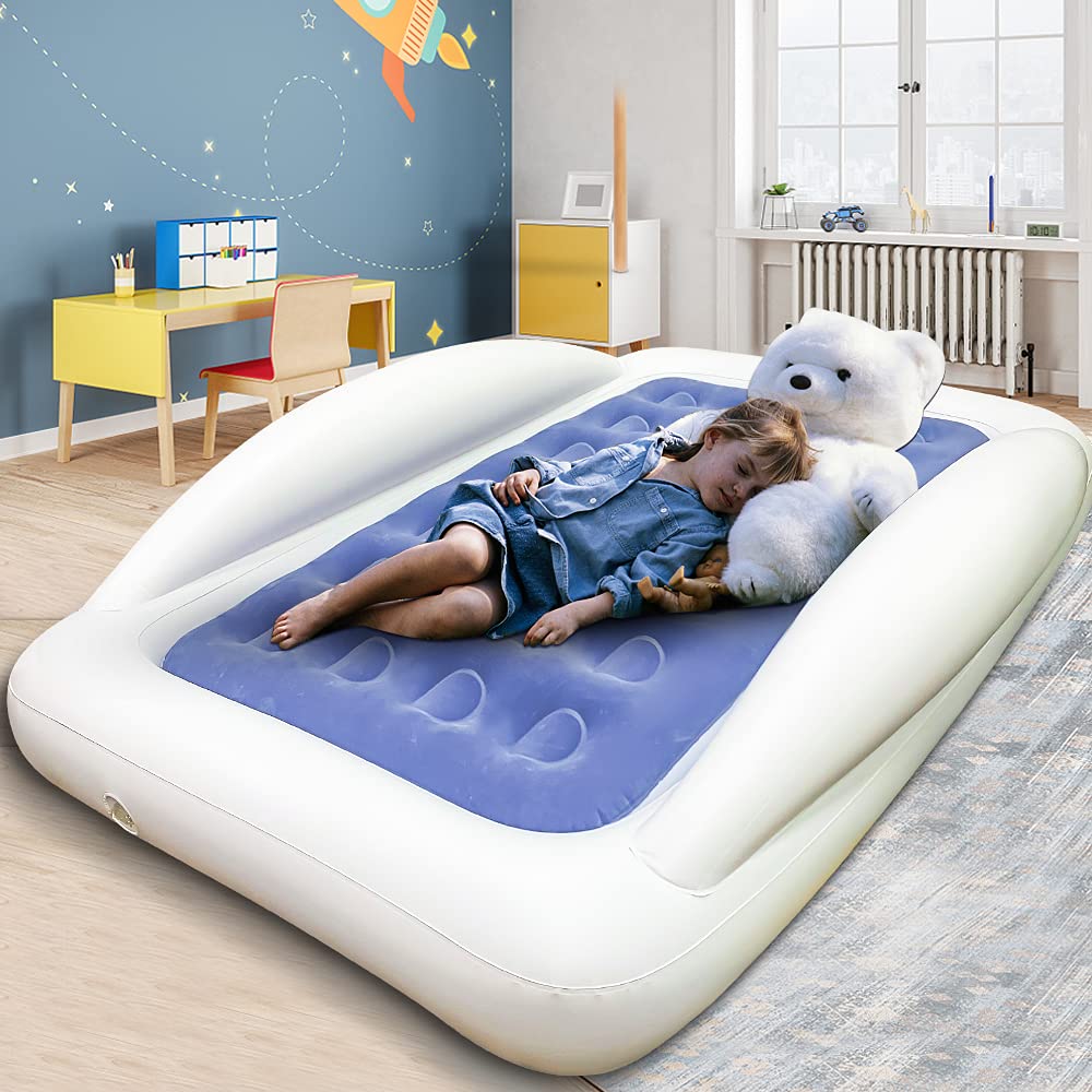Inflatable Kids Travel Bed Toddler Air Mattress Set Y3712