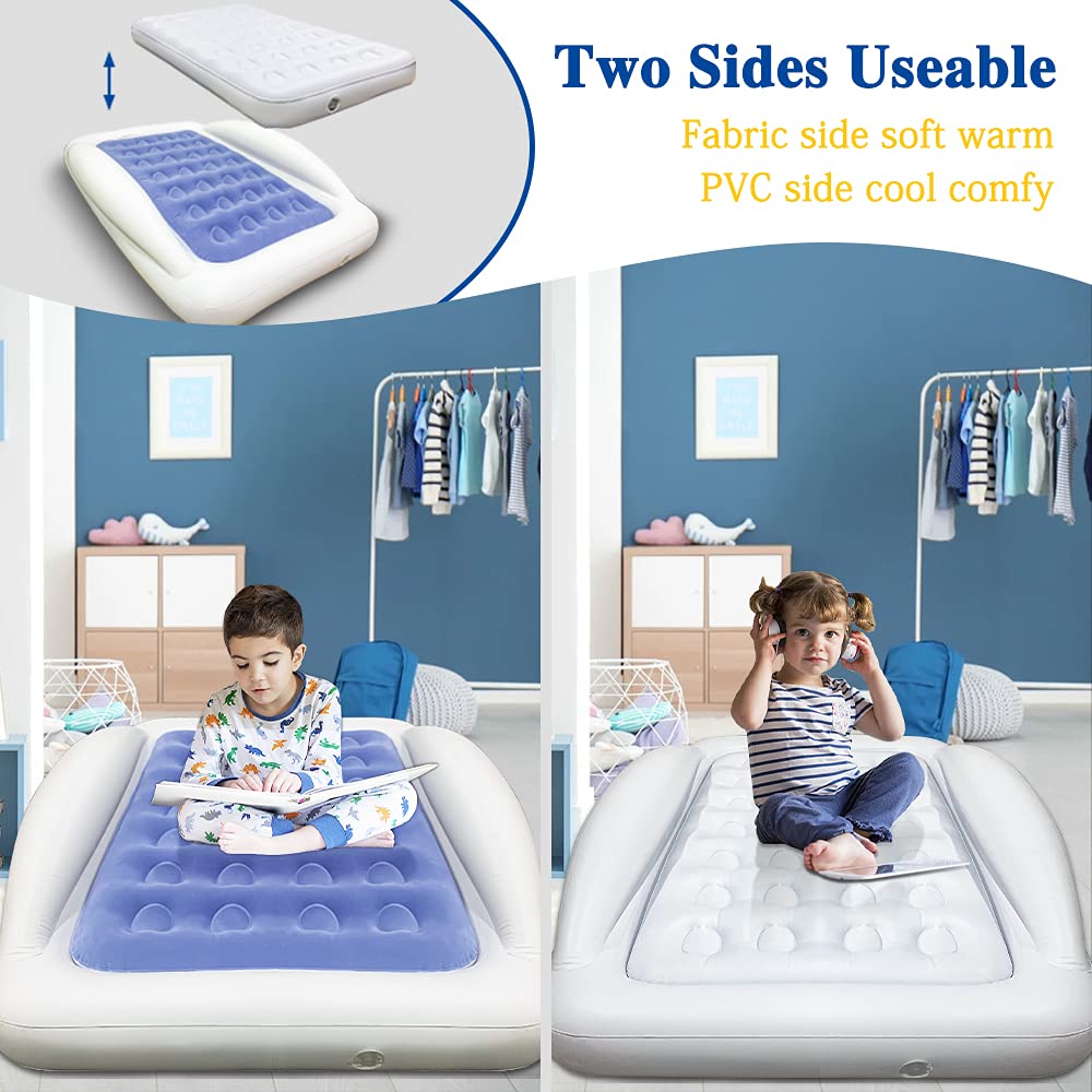 Inflatable Kids Travel Bed Toddler Air Mattress Set Y3712
