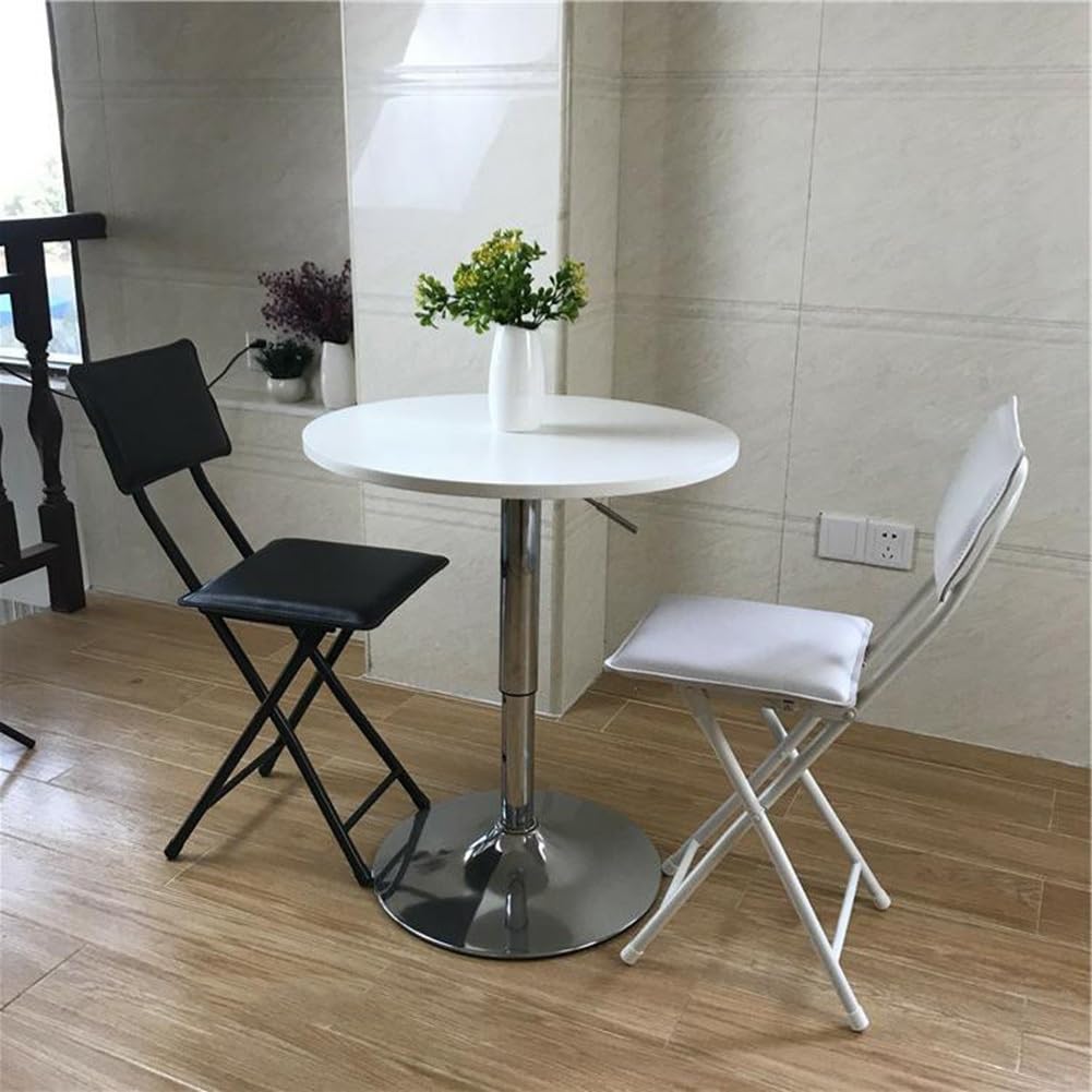 Foldable Counter Height Stool with Backrest P6029