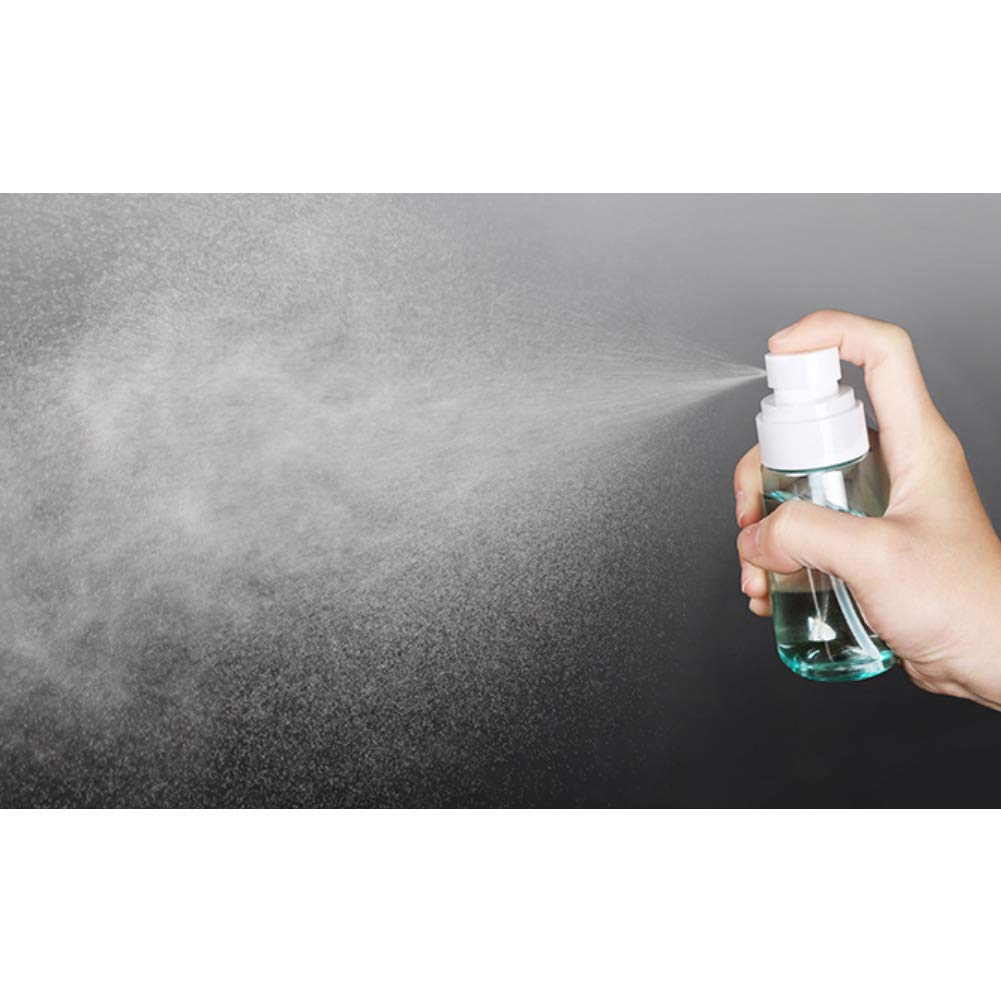 Clear Plastic Refillable Fine Mist Spray Bottles 100ml O86077