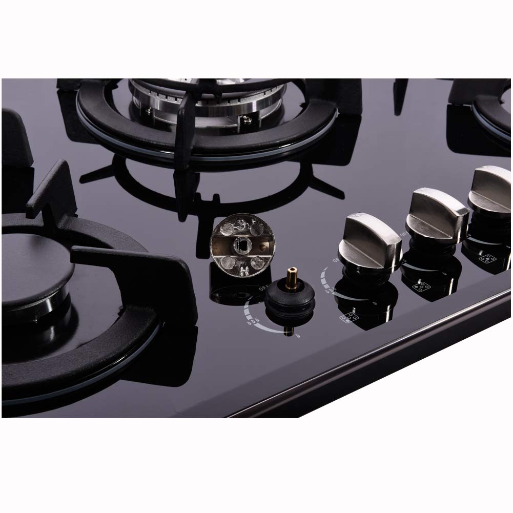 30 Inch 5 Burner Dual Fuel Gas Stovetop W987