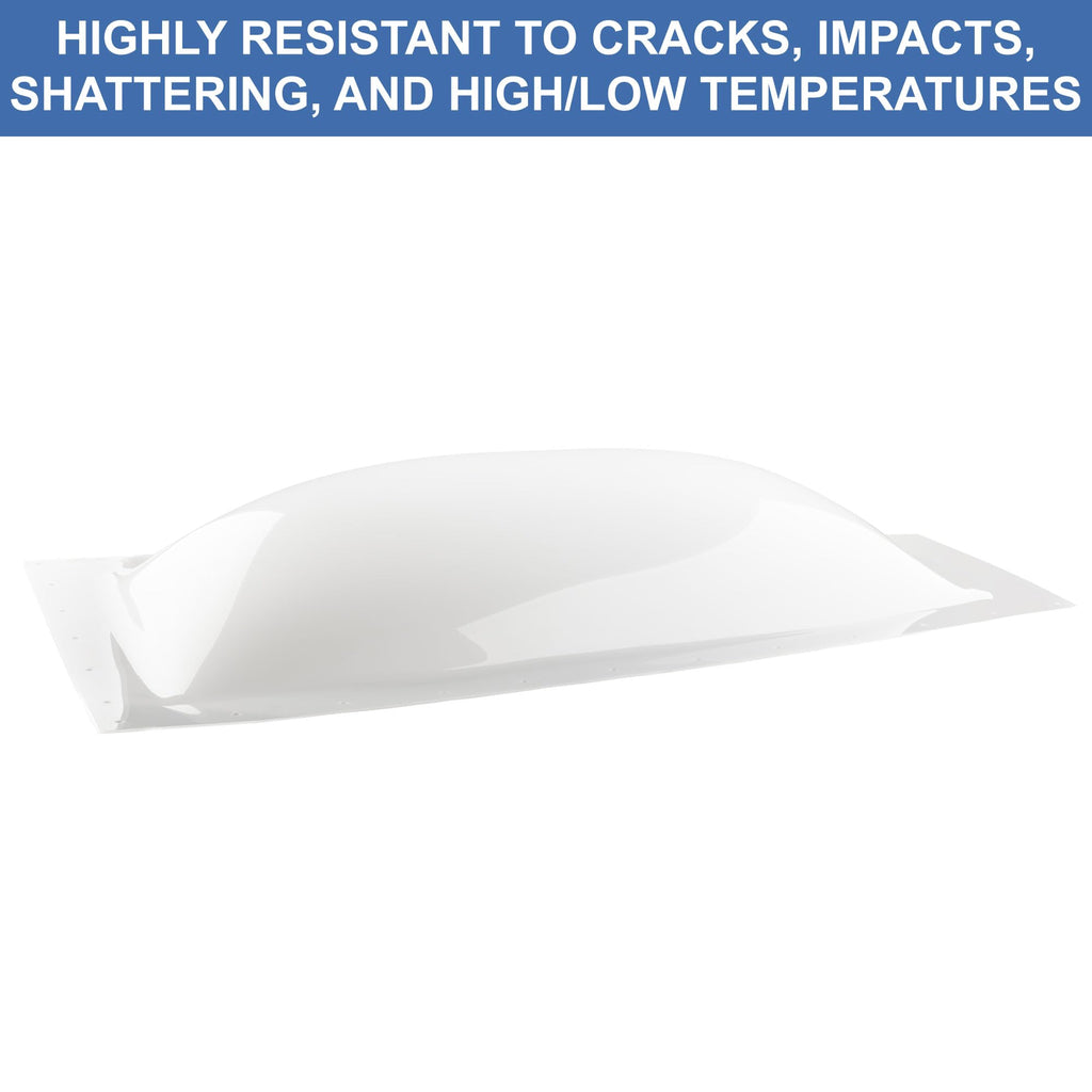 White Impact Resistant RV Skylight Dome T388903