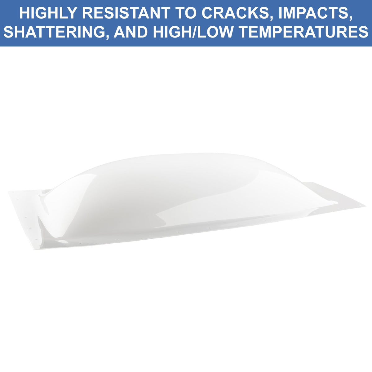 White Impact Resistant RV Skylight Dome T388903