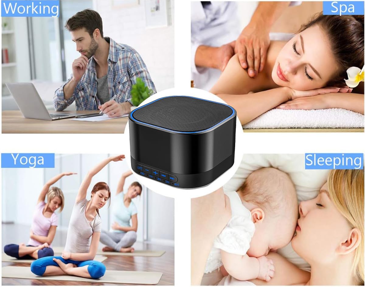 White Noise Machine with 20 Non Looping Sounds H3516