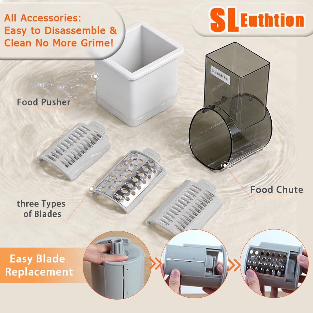 Cordless Electric Vegetable Slicer Chopper & Cheese Grater T465
