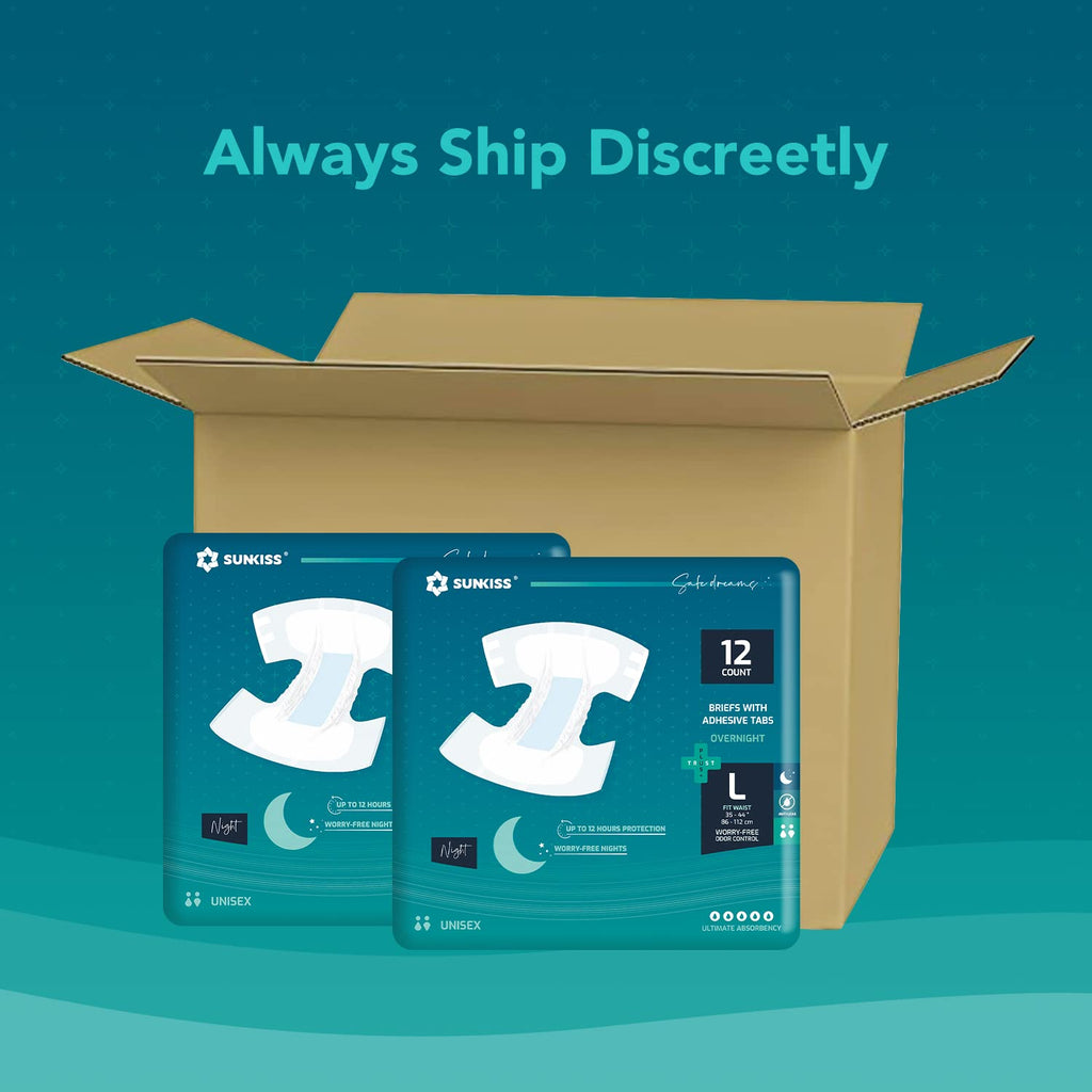 Adult Diapers Large 12 Count & Booster Pads 26 Count O465