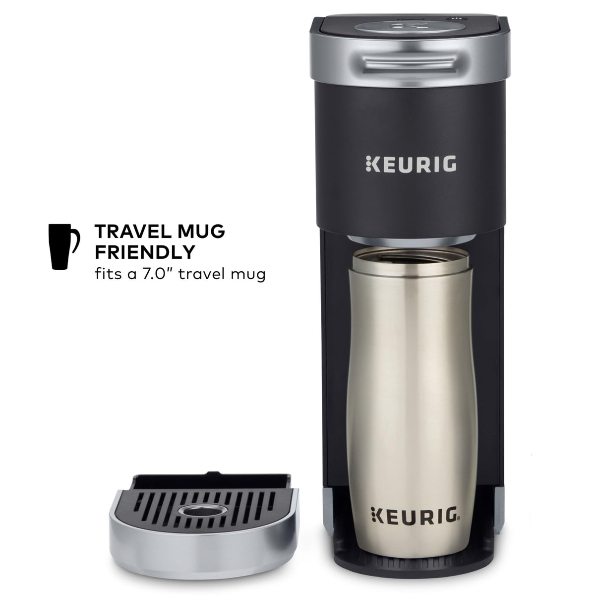 Single Serve K-Cup Pod Coffee Maker, Matte Black T627790
