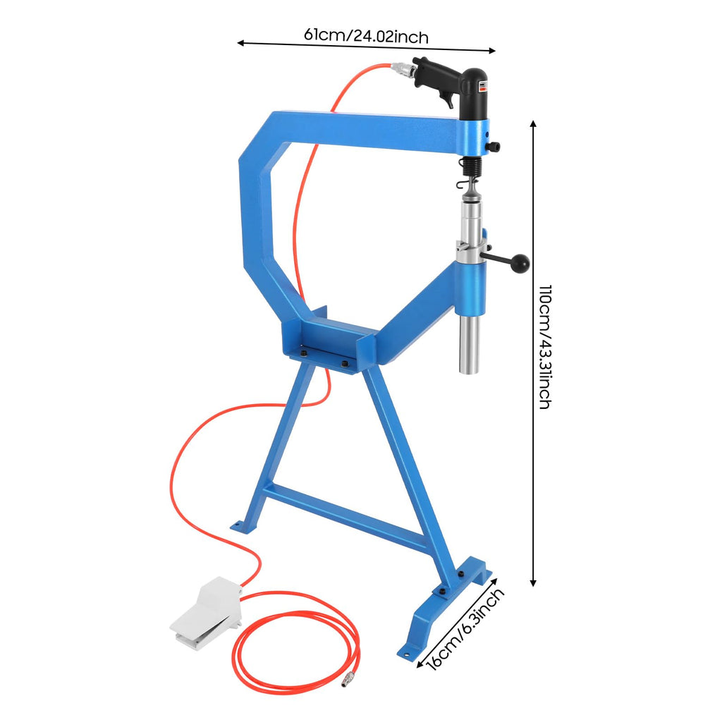 Pneumatic Planishing Hammer with Foot Pedal & Stand G7519