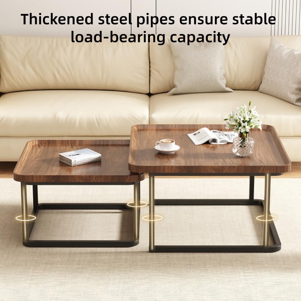 Square Nesting Side Table Set of 2 W267