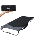 Ultra-Light 7.1 lbs Foldable Camping Cot with Side Pocket A248