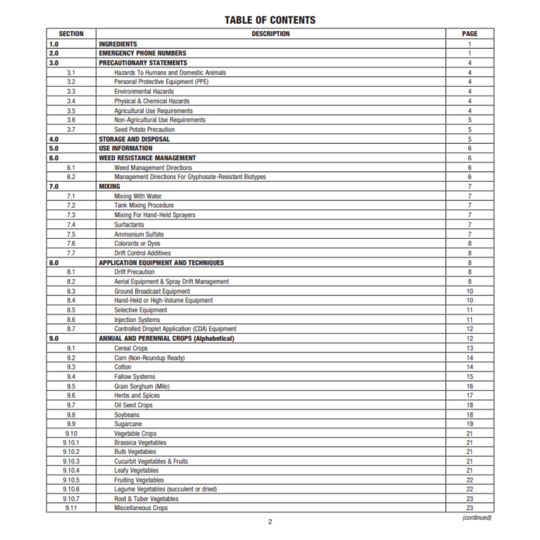 41% Glyphosate Herbicide 2.5 Gallon M117982
