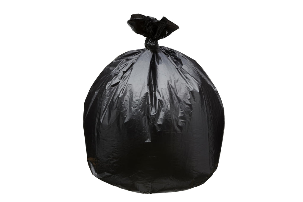 45 Gallon Black 1.5 Mil Trash Bags 100 Count A937