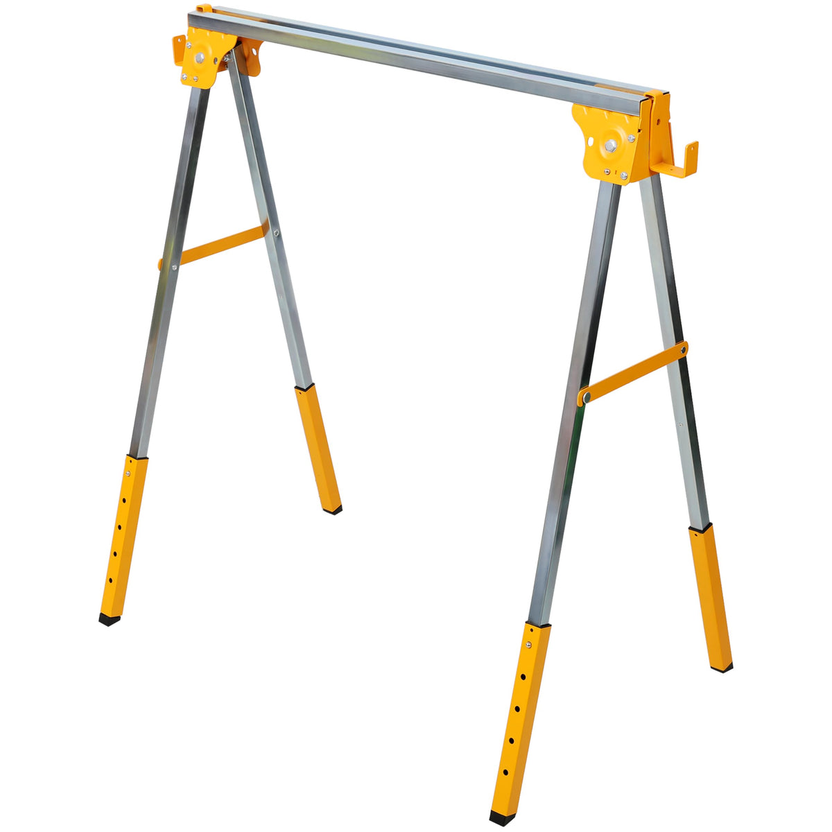 2 Pack Adjustable Height Steel Sawhorse Q96714
