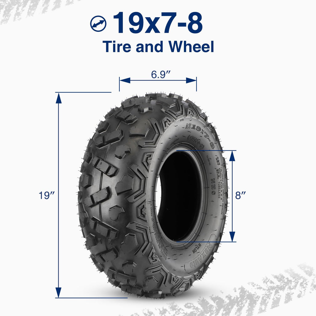 19x7-8 ATV Tires Set of 2 Z800797
