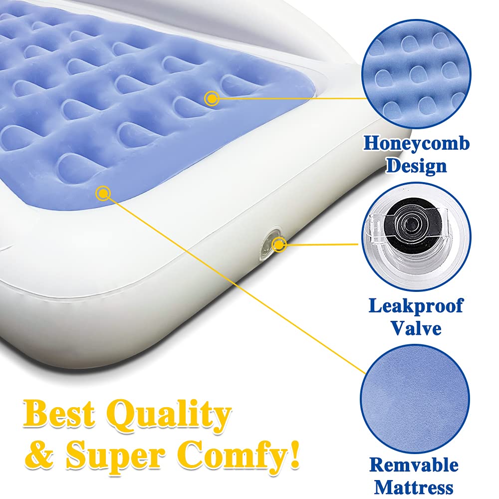 Inflatable Kids Travel Bed Toddler Air Mattress Set Y3712